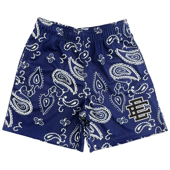 Eric Emanuel EE Basic Shorts Blue Paisley - Picture 1 of 4